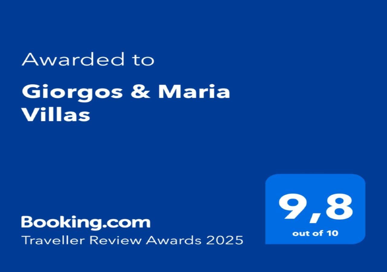 Giorgos & Maria Villas Agios Matthaios  Экстерьер фото